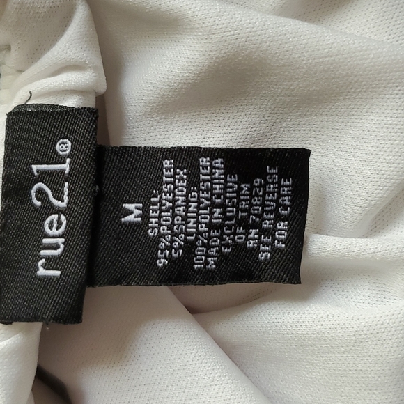 RUE21 Strapless X-Long Maxi Dress-Geometric Design-Lined Bodice-Slip-on-EUC-Sz M - Picture 5 of 10